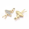 Alloy Rhinestone Pendants PALLOY-T090-54KCG-2