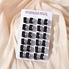 304 Stainless Steel Polishing Effect Hoop Earrings EJEW-M001-39EB-2