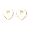 Rack Plating Eco-friendly Brass Enamel Charms KK-D073-04G-NR-3