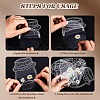 Tableware Theme Waterproof Self Adhesive Stamping Stickers Sets DIY-WH20014-04C-6