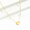 Stylish Stainless Steel Heart Pendant Necklaces for Girls KE1353-3