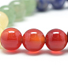 Natural Gemstone Stretch Bracelets G-S263-23-2