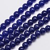 Natural & Dyed Malaysia Jade Bead Strands G-A146-8mm-A22-3