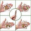 10Pcs 5 Style Wooden Ornaments WOOD-SZ0004-04-4