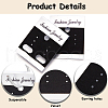 SUNNYCLUE 120Pcs Plastic Earring Display Cards CDIS-SC0001-13-5