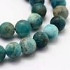 Natural Apatite Beads Strands G-K193-8mm-12-3