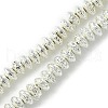 Electroplated Natural Lava Rock Beads Strands G-I360-P01-04-1