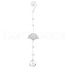 Glass Hanging Suncatcher Pendant Decoration DJEW-PW0008-05A-1