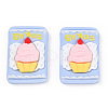 Opaque Resin Imitation Food Cabochons CRES-YWC0002-01E-3
