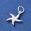 925 Sterling Silver Sea Animal Starfish Charms STER-E071-02S-06-2