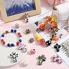 SUNNYCLUE 20Pcs 10 Styles Silicone Focal Beads SIL-SC0002-05-4