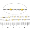 304 Stainless Steel Enamel Link Chains CHS-A015-02P-01-2