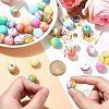 Round Silicone Focal Beads SIL-CJC0001-11A-5
