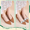 AHADERMAKER 8Pcs 4 Styles Bowknot Alloy Rhinestone Shoe Decorations AJEW-GA0006-99-7