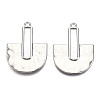 Rack Plating Alloy Pendants PALLOY-F286-05P-2