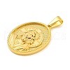Ion Plating(IP) 304 Stainless Steel Pendants STAS-R231-18G-14-2
