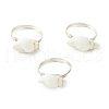Natural Spiral Shell Finger Rings RJEW-TA00172-01-1