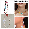 HOBBIESAY 100Pcs Spray Painted Glass Beads GLAA-HY0001-40-6
