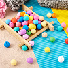 140Pcs 14 Colors Food Grade Eco-Friendly Silicone Beads SIL-TA0001-24-5