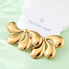304 Stainless Steel Stud Earrings EJEW-Z098-01G-3