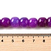 Natural Dyed White Jade Beads Strands G-U023-B03-01-5