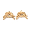 304 Stainless Steel Pendants STAS-C129-04G-1