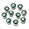 Alloy Enamel Beads ENAM-WH0047-14B-10mm-1
