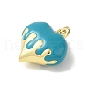 Rack Plating Brass Enamel Pendants KK-S366-05G-08-2