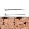 Rhodium Plated 925 Sterling Silver Ball Head Pins STER-M117-05A-P-3