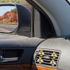 Bee Opaque Resin Car Air Vent Clips AJEW-AB00035-6