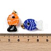 Handmade Lampwork Pendants LAMP-A007-01G-02-3
