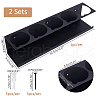 Zinc Alloy Wall Mounted Cylinder Tube Display Rack AJEW-WH0542-049-2
