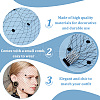 Nylon Fascinator Mesh Face Veil OHAR-WH0034-09A-01-4