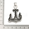 316 Surgical Stainless Steel Pendants STAS-E212-167AS-C-3