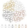Unicraftale 80Pcs 4 Colors 304 Stainless Steel Tube Bails STAS-UN0027-75-1