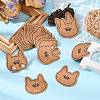 Kraft Paper Earring Display Cards CDIS-D005-08-6