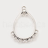 Tibetan Style Alloy Chandelier Components TIBEP-S312-20AS-RS-1