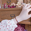 GOMAKERER 2 Strands Natural Super Seven Strawberry Quartz Beads Strands G-GO0001-64-6