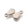 304 Stainless Steel Stamping Blank Tag Charms STAS-F311-04P-03-2