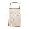 Iron Grid Shape Wall Mount Earring Display ODIS-P010-04G-3