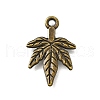 Tibetan Style Alloy Pendants TIBE-L008-11AB-1