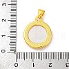 Natural Yellow Shell Carved Sunflower Pendants KK-D537-03G-01-3