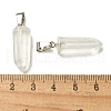 Watermelon Stone Glass Pendants G-Z067-07P-14-4