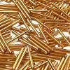 Silver Lined Transparent Glass Bugle Beads SEED-R028-2x20-B01-2