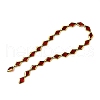 Golden Plated Glass Beads Strands GLAA-TAC0008-06G-2
