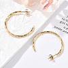 304 Stainless Steel C-Shaped Stud Earrings EJEW-R017-04G-04-2