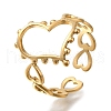304 Stainless Steel Cuff Rings RJEW-Z074-01G-1