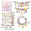 DIY European Bracelet Making Kits DIY-YWC0006-02F-1