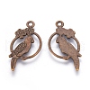 Alloy Tropical Parrot Pendants X-EA10187Y-AB-1