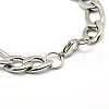Tarnish Resistant Trendy 304 Stainless Steel Figaro Chain Bracelets STAS-A028-B018P-2